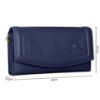 Picture of The Clownfish Trixie Ladies wallet Purse Sling bag with Shoulder Belt (Navy Blue)