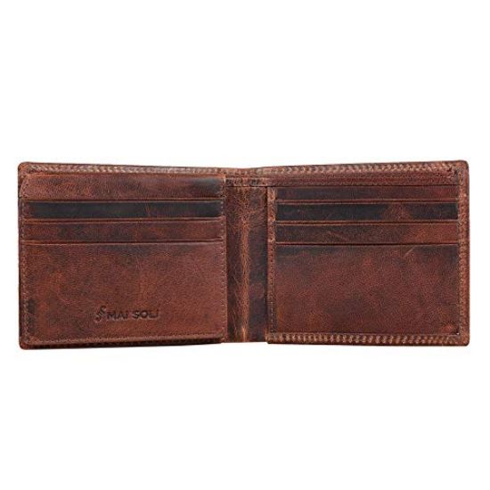 Picture of MAI SOLI Brown Men's Wallet (100-01)