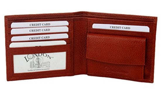 Picture of K London Sleek Id Coin Pocket Leather Wallet for Men - 2007_TAN