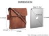 Picture of WildHorn Leather 11 inch Sling Messenger Bag for Men I Multipurpose Crossbody Bag I Travel Bag with Adjustable Strap (TAN)