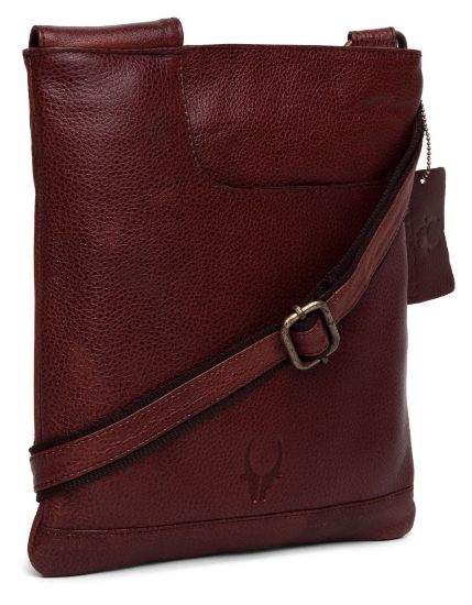 Picture of WildHorn Leather Messenger Bag for Men (Brown)