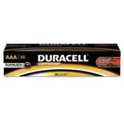 Picture of Duracell Coppertop Alkaline Batteries  Aaa  1/Pk Part# - Durmn24P36