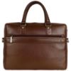 Picture of HAMMONDS FLYCATCHER Laptop Bag for Men - Genuine Leather Messenger Bag - Fits 14/15.6/16 Inch Laptop -Brushwood Office Bag -Shoulder Bag -Executive Bag -Water Resistant -Trolley Strap -1-Year Warranty