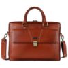 Picture of HAMMONDS FLYCATCHER Laptop Bag for Men - Genuine Leather Office Bag - Tan Messenger Bag - Fits 14/15.6/16 Inch Laptop - Shoulder Bag for Travel - Executive Bag with Water Resistant - 1-Year Warranty