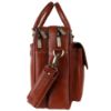 Picture of HAMMONDS FLYCATCHER Laptop Bag for Men - Genuine Leather Office Bag - Tan Messenger Bag - Fits 14/15.6/16 Inch Laptop - Shoulder Bag for Travel - Executive Bag with Water Resistant - 1-Year Warranty
