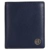 Picture of Hammonds Flycatcher RFID Protected Prussian Blue Vintage Leather Wallet for Men|6 Card Slots| 1 Coin Pocket|4 Hidden Compartment|2 Currency Slots|2 ID Slot