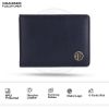 Picture of HAMMONDS FLYCATCHER Genuine Leather Slim Wallet for Men, Blue | RFID Protected Leather Wallets for Men | Mens Wallet with 6 Card Slots Card Container | Gift for Valentine Day, Fathers Day, Birthday