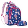 Picture of THE CLOWNFISH Scholastic Series Printed Polyester 30 L School Standard Backpack With Pencil Pouch School Bag Daypack Picnic Bag For Boys & Girls Age 8-10 Years (Royal Blue)