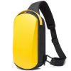 Picture of The Clownfish Water Resistant TPU Unisex Travel Crossbody Sling Bag Chest Pack with USB charging (Yellow)