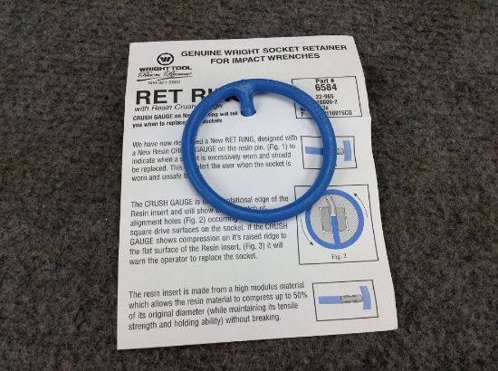 Picture of Wright Tool Ret-Ring- One Piece Socket Retainers Part# - 6584