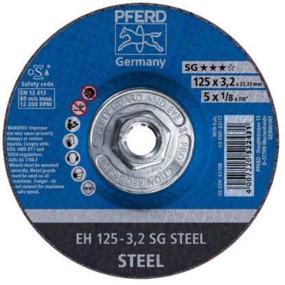 Picture of Pferd 5 X 1/8 X 5/8-11 T27 Cut-Off Whl A30 S Sg Part# - 63117