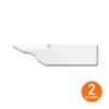 Picture of Slice Slice Deburring Blade  Concave  White Part# - 10484