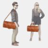 Picture of The Clownfish Synthetic 47.5 cms Tan Travel Duffle (TCFDB20LOTAN)