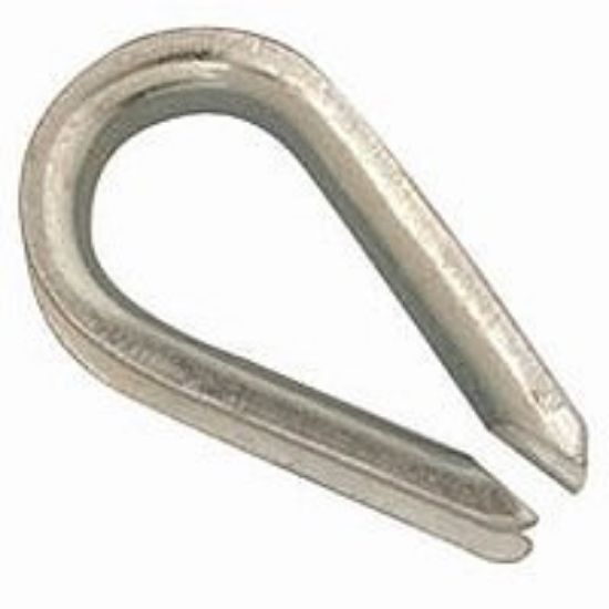 Picture of Campbell® 1/4" Wire Rope Thimble Part# - T7670629