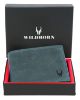Picture of WildHorn Classic Black Leather Wallet for Men (Blue Hunter)