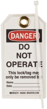 Picture of Brady® Lockout Tags Part# - 65502