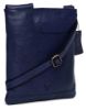 Picture of WILDHORN® Leather 8.5 inch Sling Messenger Bag for Men I Multipurpose Crossbody Bag I Travel Bag with Adjustable Strap I Utility Bag I DIMENSION : L-8.5 inch W-0.5 inch H-10.3 inch (Navy Blue)