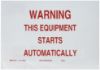 Picture of Brady® Machine And Operationalsign B-302 7In H X10In W Part# - 88324