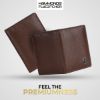 Picture of HAMMONDS FLYCATCHER Genuine Leather Card Holder for Men & Card Holder for Women, Brown | RFID Protected Leather Card Holder Wallet for Men | Card Wallet with 6 Card Slots | Gift for Men & Women