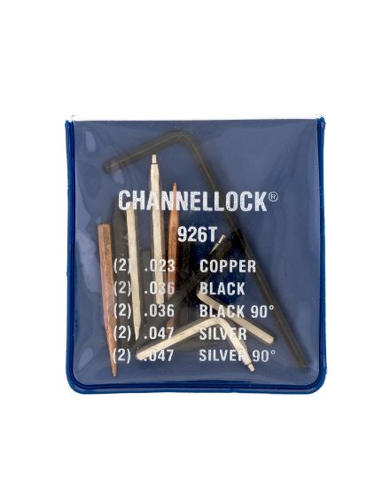 Picture of Channellock® Univeral Replacement Tips(Kit Of 5 Diff Tips) Part# - 926T