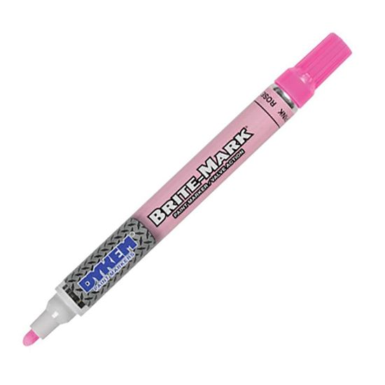 Picture of Dykem Brite-Mark Paint Pen Medium Tip Pink Part# - 84009