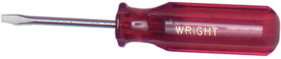 Picture of Wright Tool 1/8"X8" Cabinet Tip Screwdriver Part# - 9113