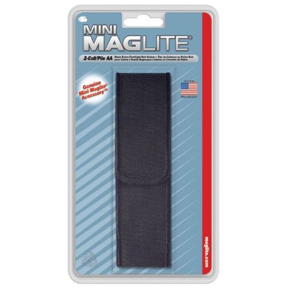 Picture of Mag-Lite Black Nylon Full Flap Holster Aaa Part# - Am3A026