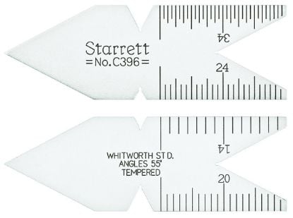 Picture of L.S. Starrett C396 Center Gage Whitwor Part# - 51477