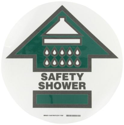 Picture of Brady® Floor Safety Sign  B-534  17In Diameter Part# - 104487