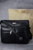 Picture of K London Women's Black Leather Cross Body Shoulder Bag - Single Adjustable Across Strap bag (KL_189_Black)