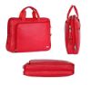 Picture of K London Red Leatherite Faux Leather Handmade Unisex Laptop Bag Cross Over Shoulder Messenger Bag Office Bag (1804_red)