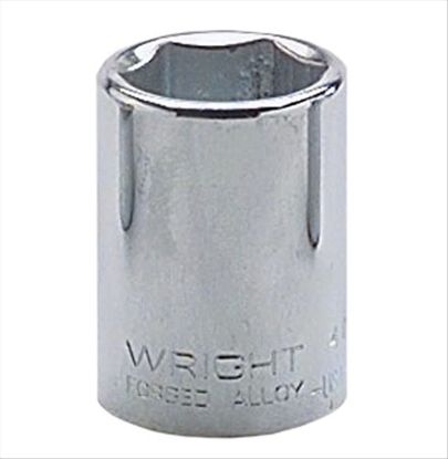 Picture of Wright Tool 7/16" 1/2"Dr 6Pt Std Socket Part# - 4014