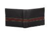 Picture of K London Leather Bi-Fold Black & Brown Men's Wallet(2511_blk_BRN)