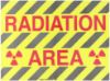 Picture of Brady® 14 In X18 In B534Fs Bk-Mg/Yl Radiation Area Part# - 104488