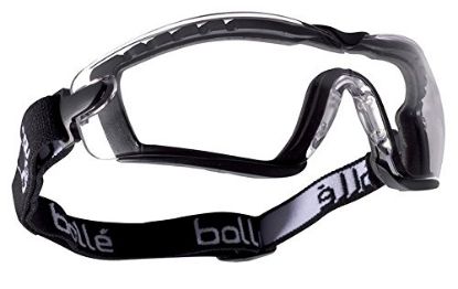 Picture of Bolle Safety Cobra Pc Clear - With Strap And Foam Part# - 40091