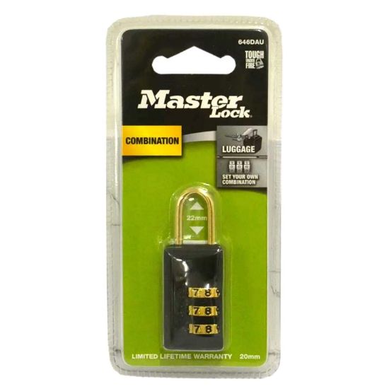 Picture of Master Lock® Set Your Own Combinationpadlock Part# - 646D