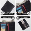 Picture of HAMMONDS FLYCATCHER Gift for Men Combo - Genuine Leather Wallet and Keychain Set with Ball Pen -3 ATM Card Slots and More -Birthday Gift for Husband, Friend -Unique and Useful Gifts for Father - Black