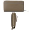 Picture of THE CLOWNFISH Eliana Collection Genuine Leather Zip Around Style Womens Wallet Clutch Ladies Purse with Card Holders (Olive Green)