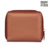 Picture of The Clownfish Women's Faux Leather Wrist Wallet Clutch Purse (Brown)