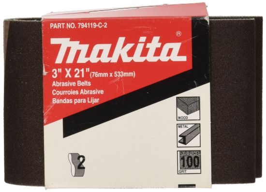 Picture of Makita® 3"X21" Abrasive Belt 40Grit F/9900B-990 Part# - 742306-7