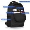 Picture of WildHorn Laptop Backpack for Men I Waterproof I Laptop, Business College Travel Bookbags Fit 15.5 Inch Laptop (Black)