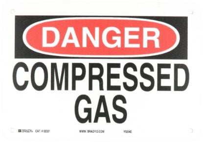 Picture of Brady® Chemical And Hazardous Materials Sign Part# - 75447322321