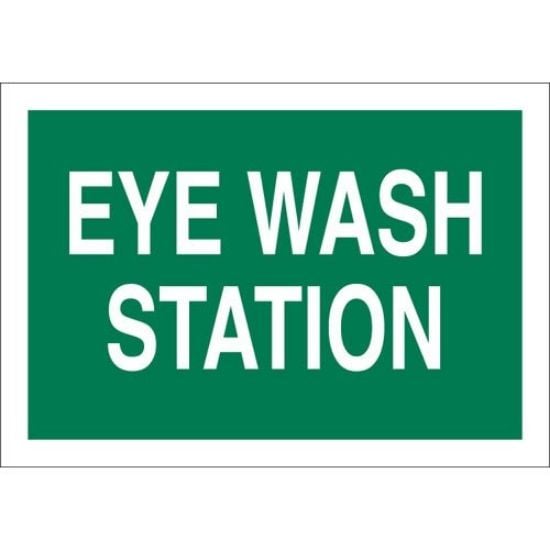 Picture of Brady® Eye Wash Station Sign  Plastic Part# - 22665