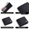 Picture of HAMMONDS FLYCATCHER Nappa Genuine Leather Wallets for Men, Black - RFID Protected Leather Wallet for Men - Mens Wallet with 6 Card Slots - Purse for Men - Gift for Valentine's Day, Father's Day
