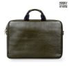 Picture of The Clownfish Divine Faux Leather 14 inch Laptop Messenger Bag Briefcase (Green)