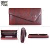 Picture of The Clownfish Amara Ladies Wallet/ Purse / Clutch (Wine Red)
