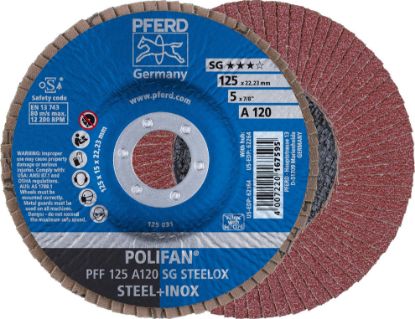 Picture of Pferd 4-1/2 X 7/8 Polifan Sg Alu Ox Flat 60G Part# - 62152