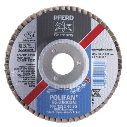 Picture of Pferd 4 X 5/8 Polifan Sg Zircflat 40G Part# - 62138