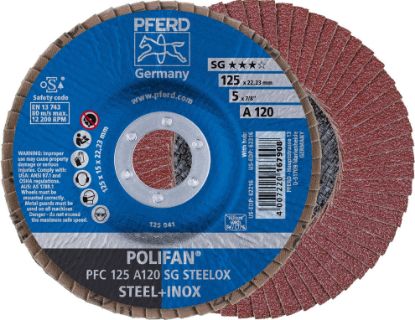 Picture of Pferd 4-1/2 X 7/8 Polifan Sg Alu Ox Conical 80G Part# - 62204