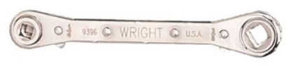 Picture of Wright Tool 1/4"X3/16"X3/8"-5/16"Sqratcheting Box Wrench- Part# - 9396